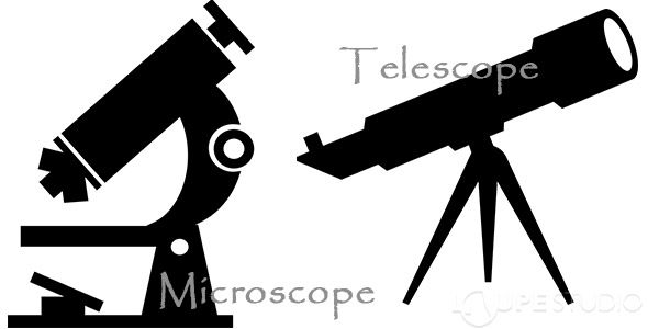 顕微鏡と望遠鏡
