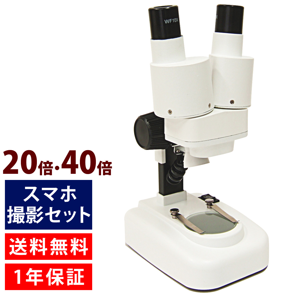 顕微鏡 双眼 スマホ撮影セット 小学生 倍 40倍 2way 実体顕微鏡 顕微鏡セット 子供 学習 自由研究 ルーペスタジオ