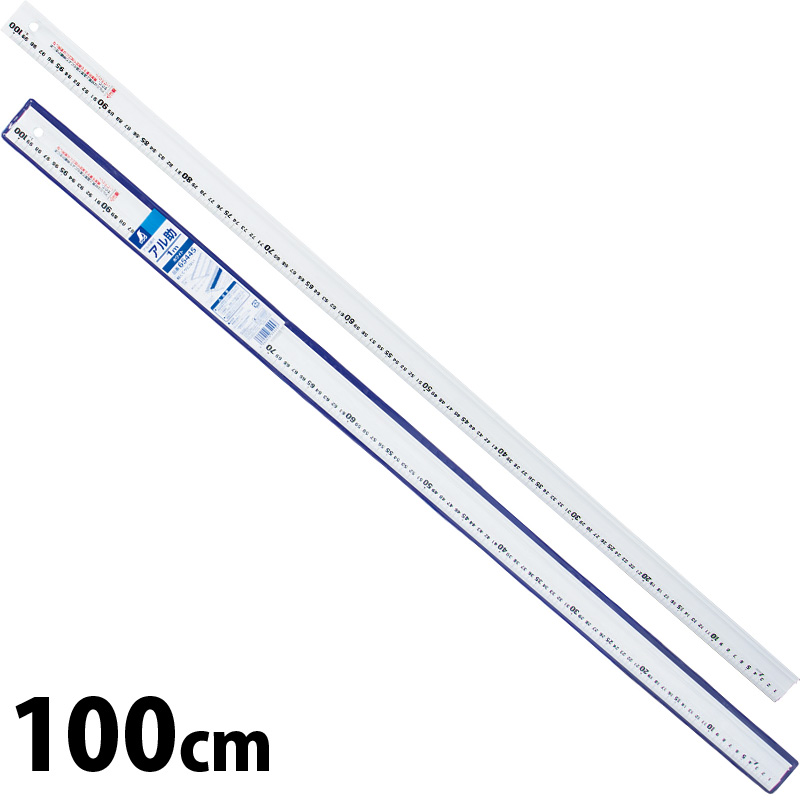 シンワ測定 イモノ尺 シルバー 1m 15伸 cm表示 - 計測、検査