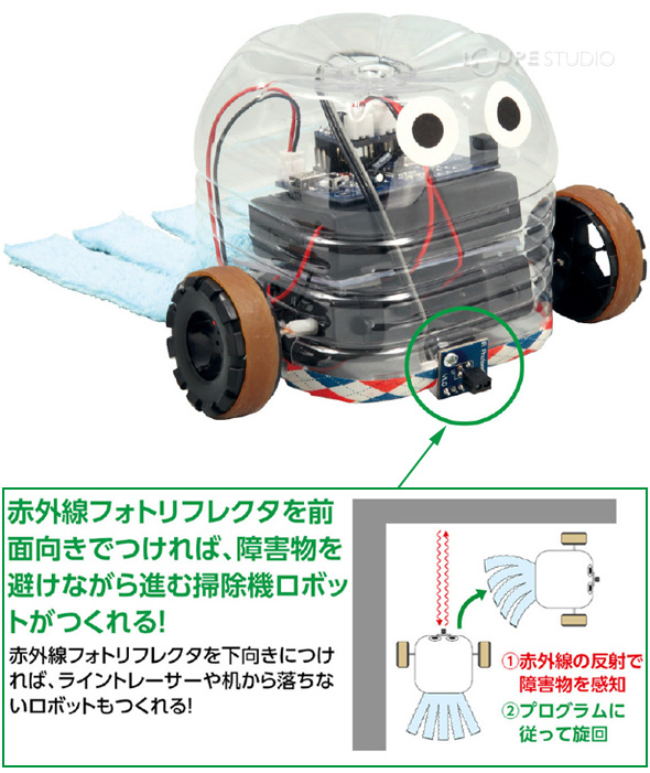 プログラム ロボットカー アーテック 工作 図工 自由研究 ロボット 手作り ホビー クラフト クリスマスプレゼント ルーペスタジオ