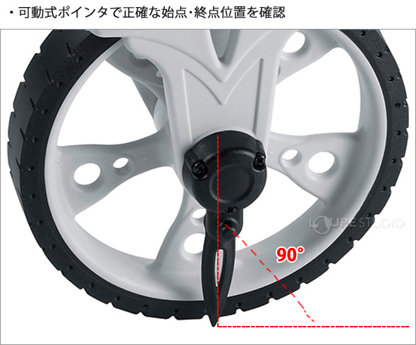 距離測定器 ウォーキングメジャー コンパクト ホイール型距離計 ロード