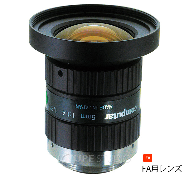 5mm F1.4 1/2型サイズカメラ用 メガピクセルCCTVレンズ H0514-MP2